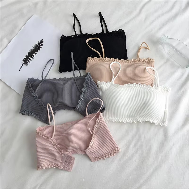 Suspender Tank Top - ผู้หญิง Bra หญิง Tube Top Bra