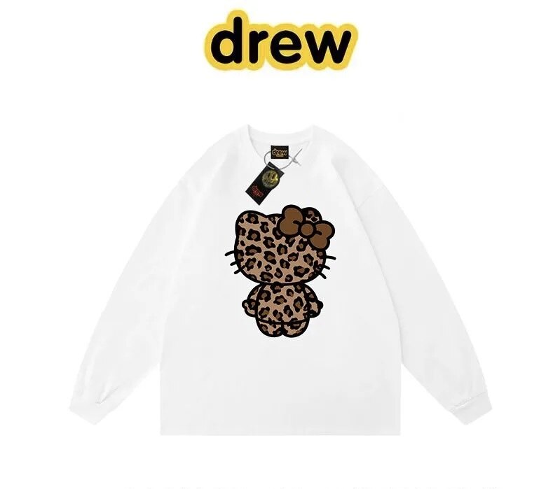 เสื้อยืดแขนยาวลายแมว Drew Hous - Base Layer Top บทวิจารณ์และราคา