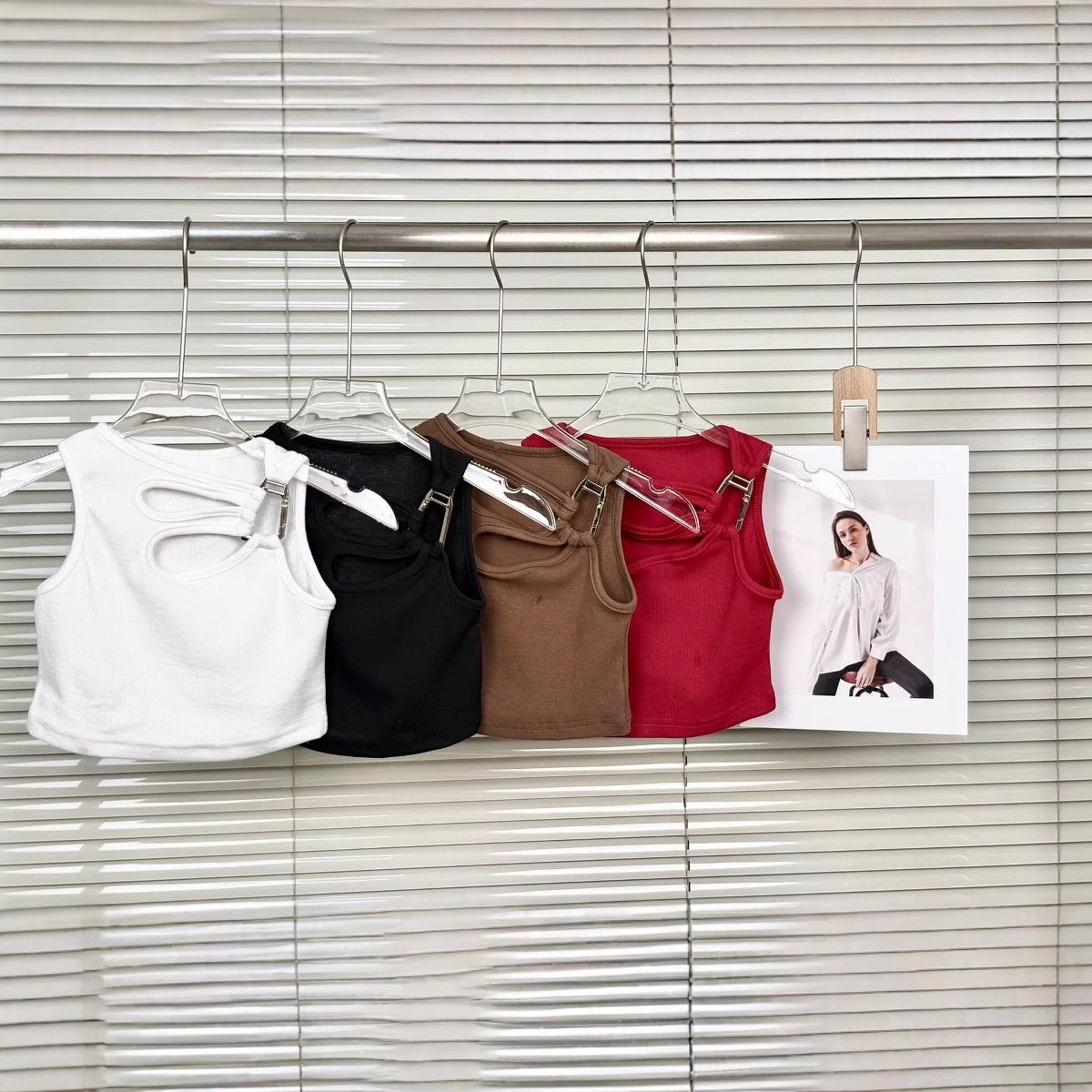 เสื้อกล้ามเด็กผู้หญิงแบบครอป ไ - Tank Top Ribbed บทวิจารณ์และราคา