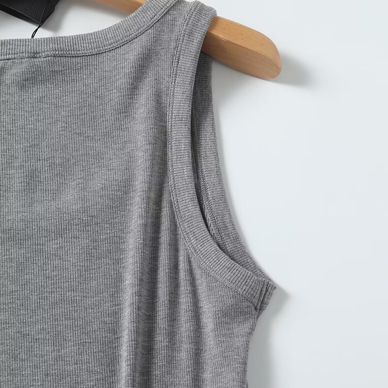Maxdutti เสื้อยืดคอกลมเข้ารูปส - Tank Top Ribbed บทวิจารณ์และราคา