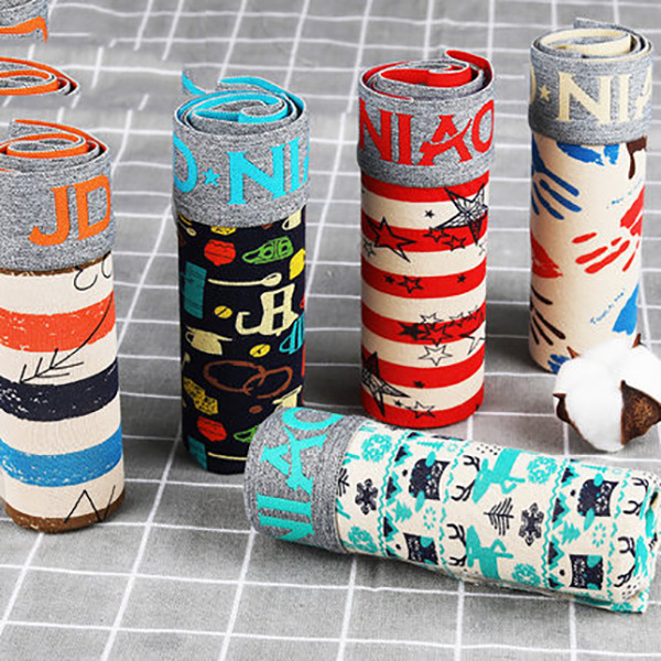5 ชิ้น/ล็อตผู้ชายชุดชั้นในนักม - Boxer Brief Pack Cotton บทวิจารณ์และราคา